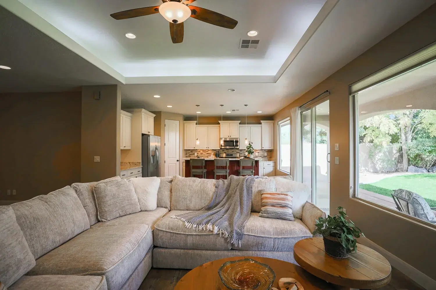 Contemporary living area